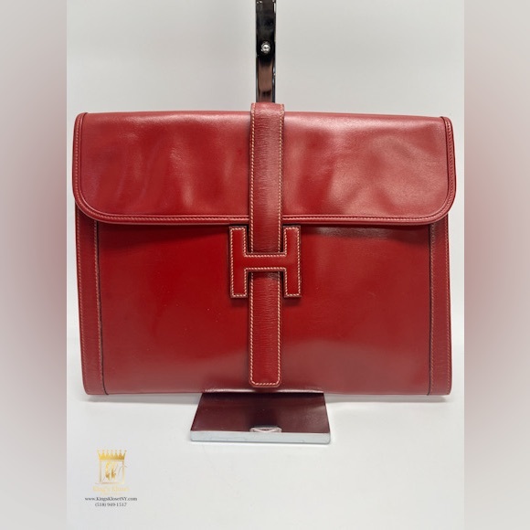 Hermes Handbags - Hermès Jige Clutch